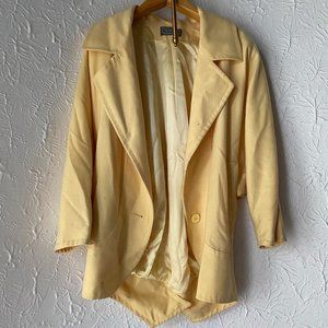 Move In Designer Yellow Blazer - Size M